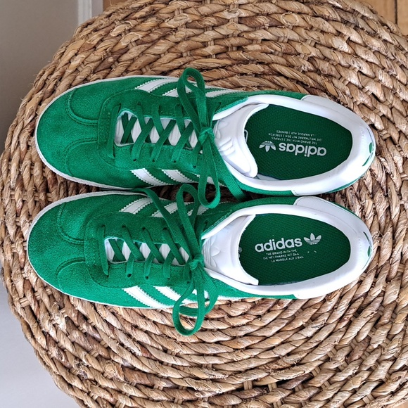 Adidas Unisex Gazelle Green Suede Athleisure/Fashion Low Sneakers S-6 - Picture 6 of 9